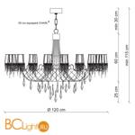 Люстра Patrizia Garganti Burlesque PG223 - Схема